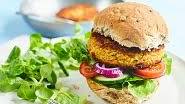 Cauliflower and chickpea burgers Thumbnail