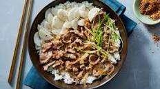 Beef Gyudon with Steamed Rice & Pickled Daikon Thumbnail