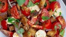 Simple Tomato Panzanella Recipe Thumbnail