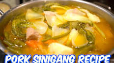 Filipino Sinigang na Baboy (Pork Sinigang Recipe) Thumbnail