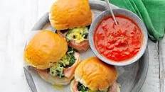 Cheesy Ham and Spinach Sandwiches Thumbnail