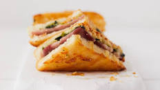 Ham, Cheese & Spinach Toasted Sandwiches Thumbnail