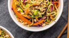 Zucchini Noodle Salad with Peanut Sauce Thumbnail