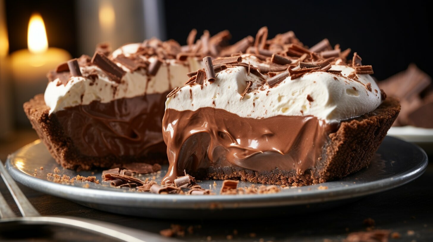 Chocolate pudding pie recipe.