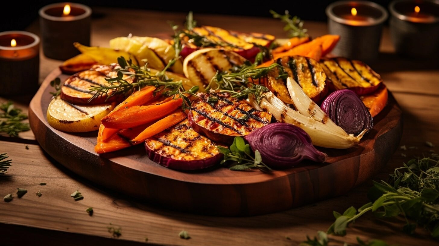 Roasted root vegetable medley.