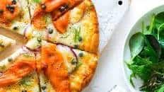 Al Brown Maple Smoked Salmon Pizza