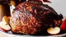 Apple Cider Glazed Ham