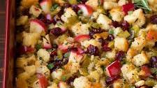 Apple Cranberry Rosemary Stuffing