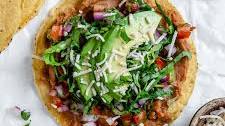 Avocado and Refried Bean Tostadas