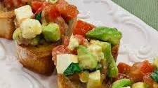 Avocado Bruschetta with Feta