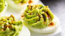 Avocado Deviled Eggs