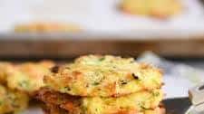 Baked Cheesy Zucchini Bites