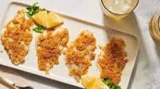 Baked Flounder with Parmesan Crumbs