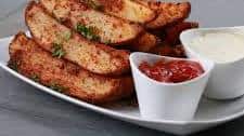 Baked Garlic Parmesan Potato Wedges Recipe by Tasty