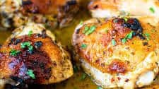 Baked Italian Chicken Thighs Recipe