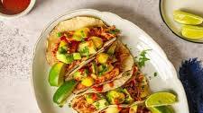 BBQ Chicken Tacos with Pineapple Salsa