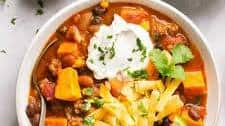 Beef Sweet Potato Chili