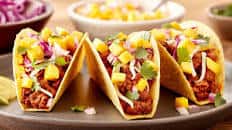 Beef Tacos with Mango Salsa