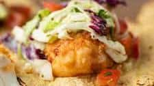 Beer Battered Fish Tacos (Baja Style)