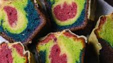 Berry Citrus Rainbow Pound Cake