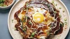 Bacon and egg okonomiyaki Thumbnail