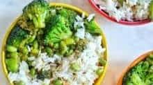 Broccoli and Edamame Bowls with Sesame Rice