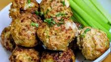 Buffalo Chicken Sausage Balls (keto)