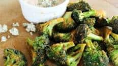 Buffalo Style Roasted Broccoli