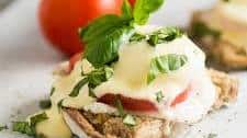 Caprese Eggs Benedict