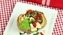 Caprese Stuffed Baked Potatoes