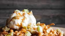 Caramel Apple Funnel Cake