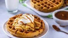 Caramel Apple Waffles