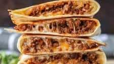 Cheesy Ground Beef Quesadillas