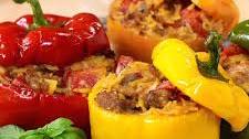 Cheesy Italian Stuffed Peppers Recipe + Video