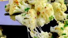 Cheesy Roasted Cauliflower