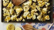 Cheesy Roasted Cauliflower