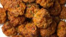 Cheesy Sausage and Rotel Balls