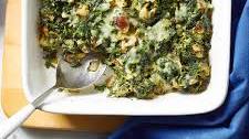 Cheesy Spinach & Mushroom Casserole