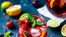 Cherry and Lime Sangria