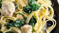 Chicken Alfredo with Spinach