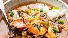 Chicken, Sausage, and Shrimp Gumbo