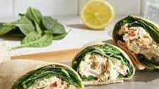 Chicken, Spinach & Feta Wraps