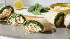 Chicken, Spinach & Feta Wraps