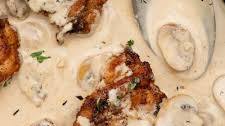 Chicken Thighs in Creamy Mushroom Sauce