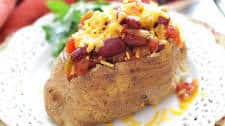 Chili Baked Potato For One