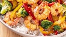 Chili Garlic Shrimp Stir Fry