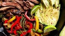 Chili Lime Steak Fajitas