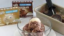 Chocolate and Vanilla Swirled Ice Cream