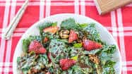 Chocolate Covered Strawberry Kale Salad