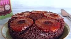 Chocolate pineapple upside down cake